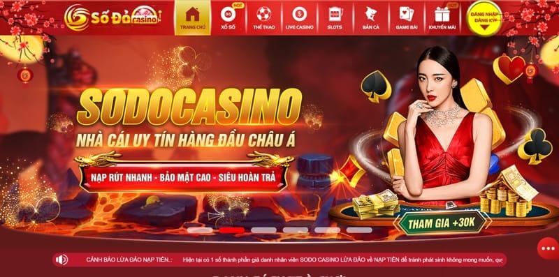 Casino là một trong những sảnh game ăn khách nhất tại Sodo 