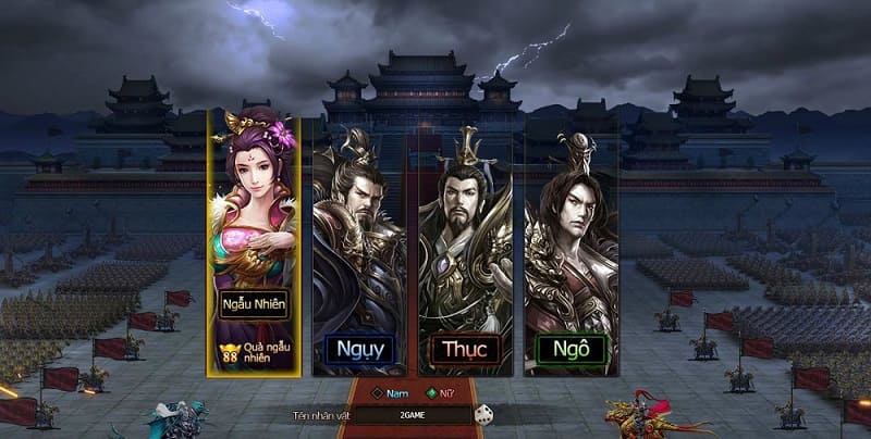 Game Tam Quốc Mưu Định Thiên Hạ có hệ thống nhân vật trung thực và bối cảnh game sinh động