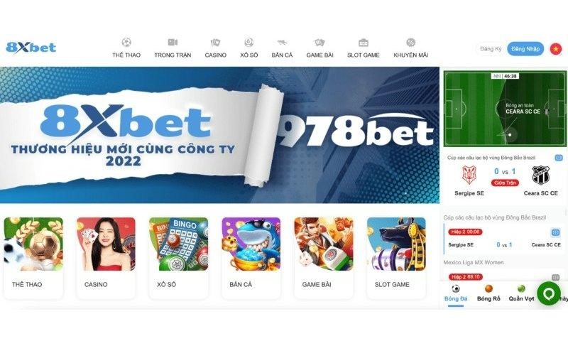 Khám phá chuỗi trò chơi có tại nhà cái 8XBET