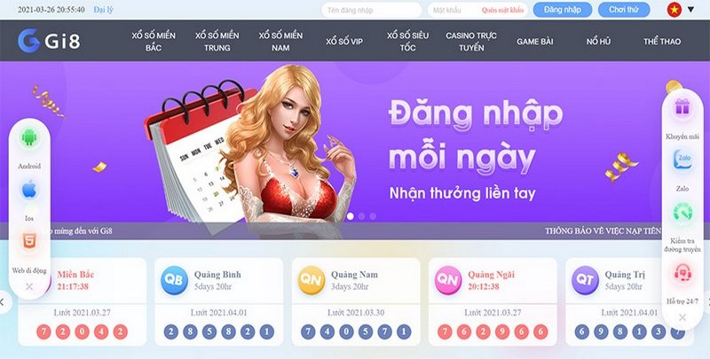 Nhà cái Gi8 là cái tên nổi bật trên thị trường cá cược trực tuyến